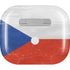 Czech Republic Flag Distressed Apple AirPods (3rd Gen 2021) Skin